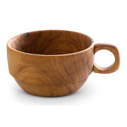 Kitchenware: Wooden Tea Cup | Yompai NZ